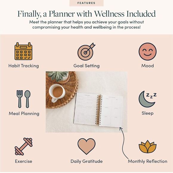 Simple Blue and Gold Design Planner new color is moon - Picture 14 of 15